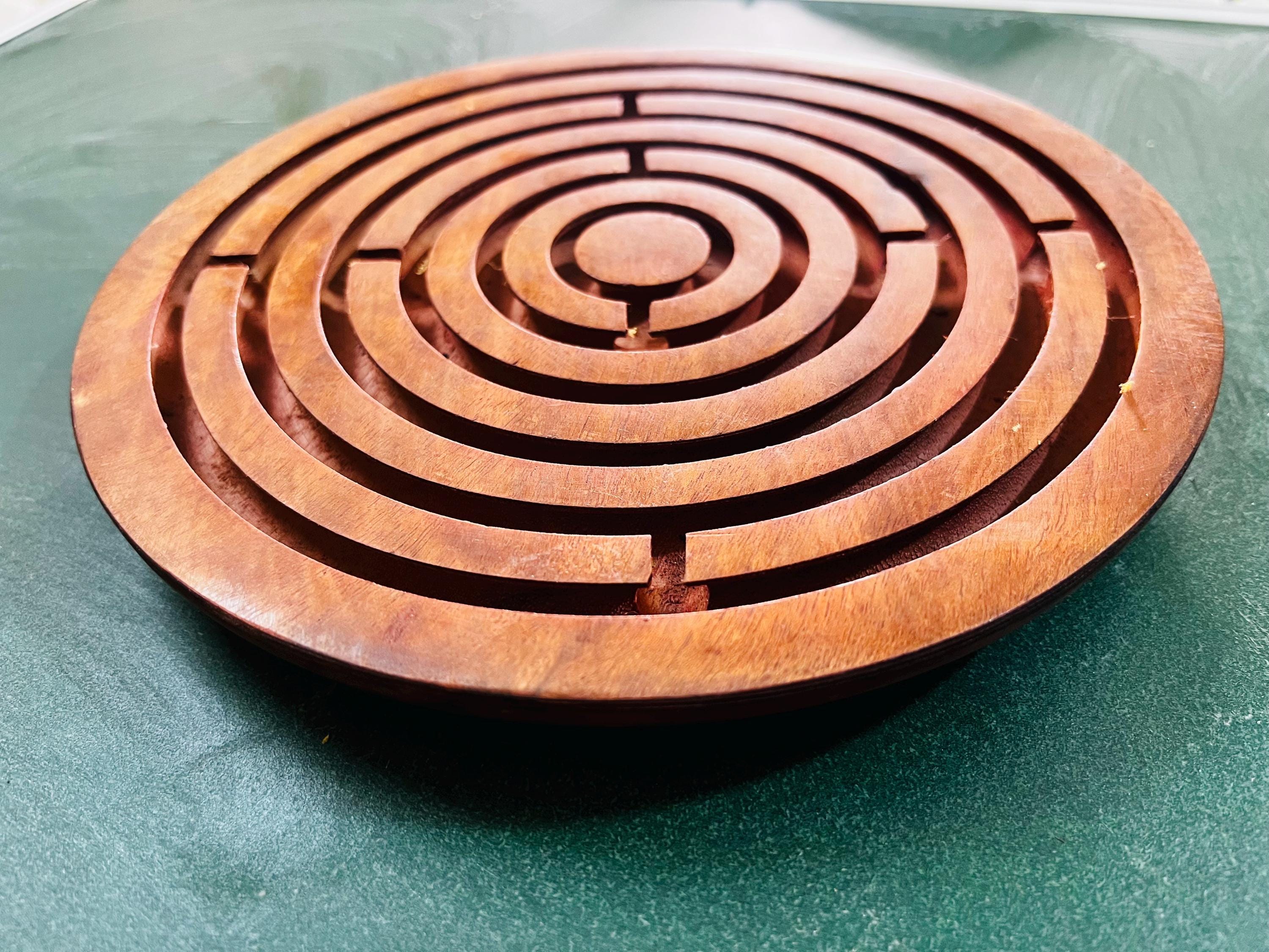 Handmade Wooden Maze Puzzle