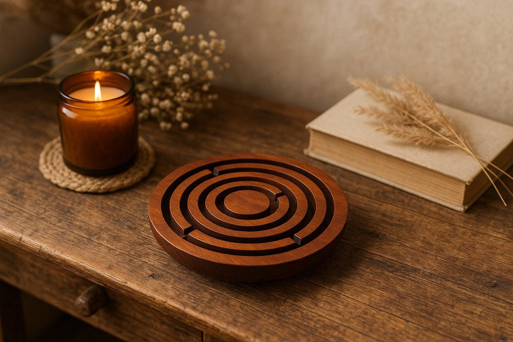 Handmade Wooden Maze Puzzle