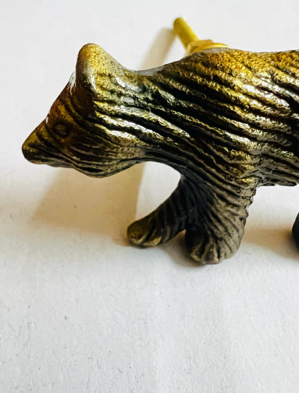 Iron Bear 4 Knob Handmade | Rustic Dresser Pull | Unique Cabinet Hardware for Home Decor