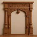 Shri Ram Wall Panel - Teak Arch Mandir Temple Art