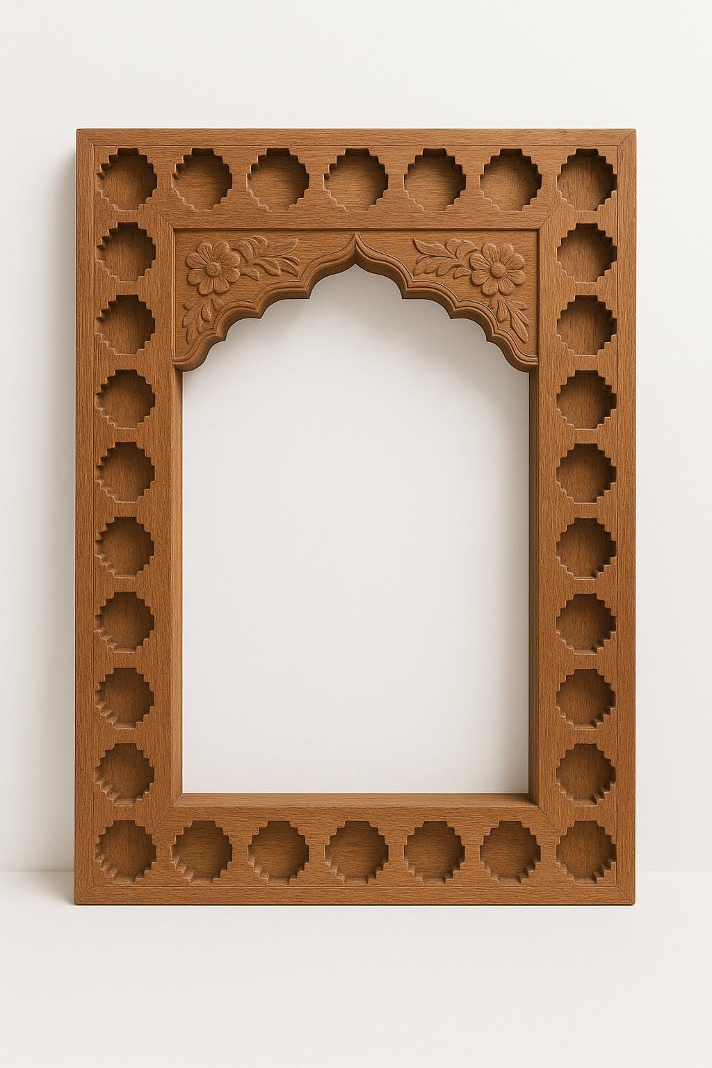 Hand Carved Wooden Frame