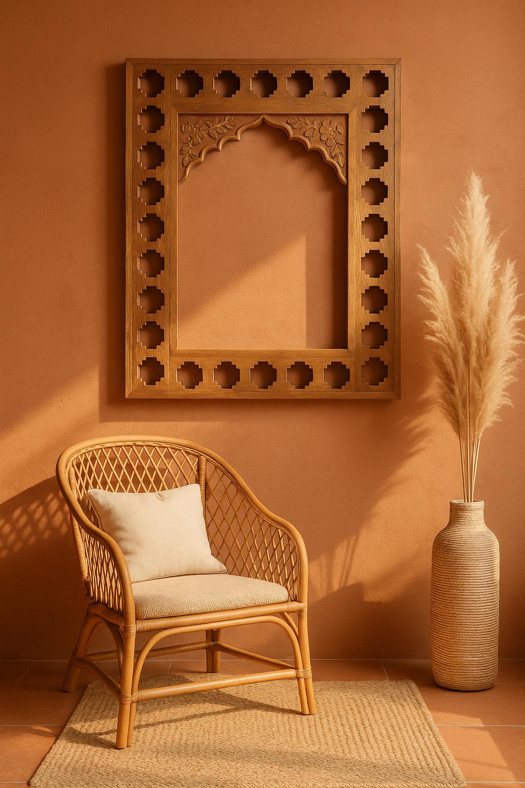 Hand Carved Wooden Frame