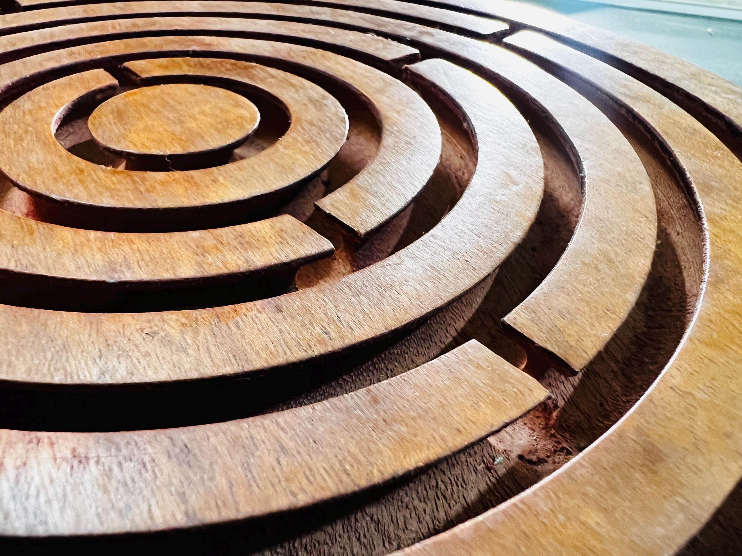 Handmade Wooden Maze Puzzle