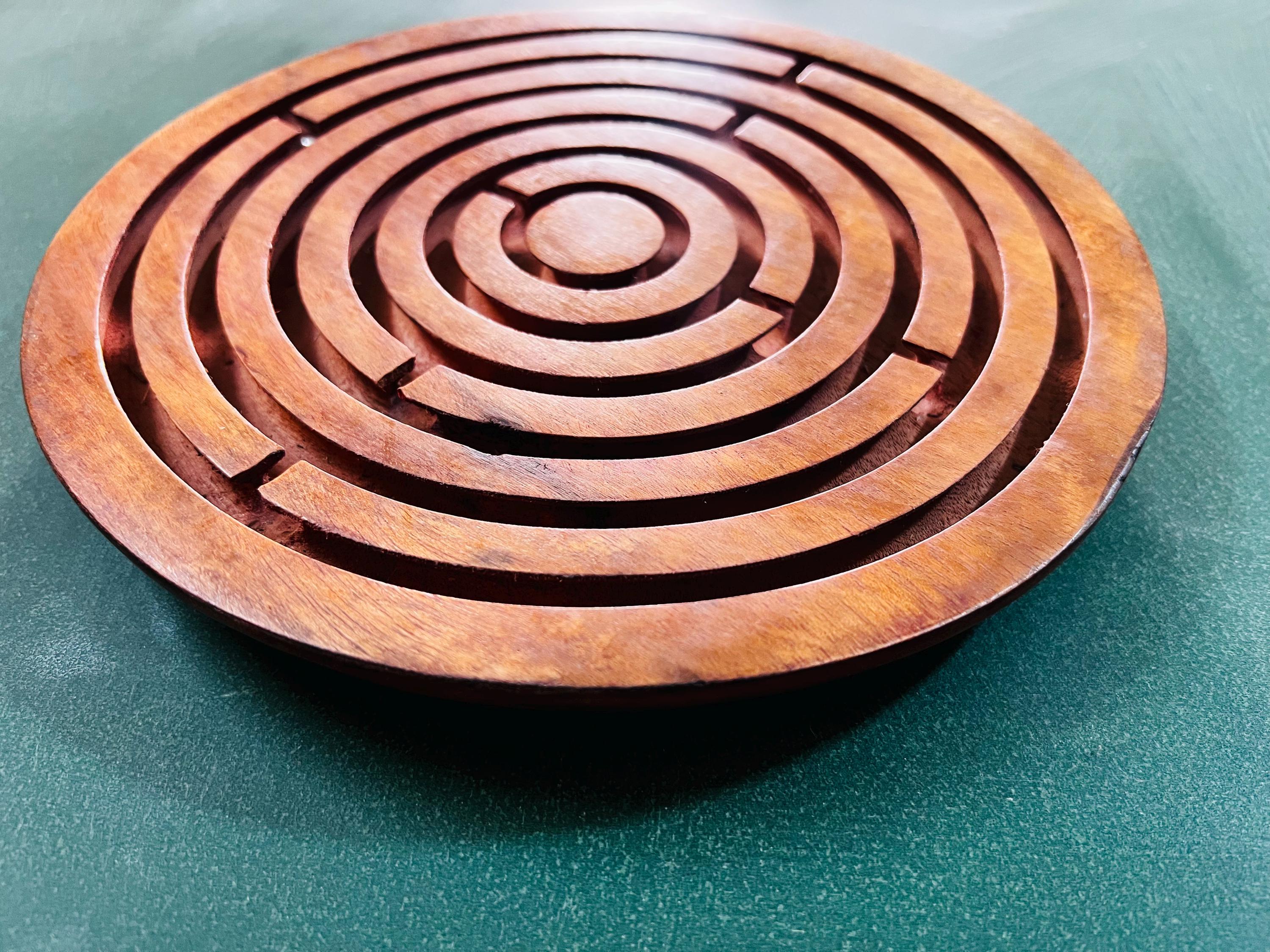 Handmade Wooden Maze Puzzle