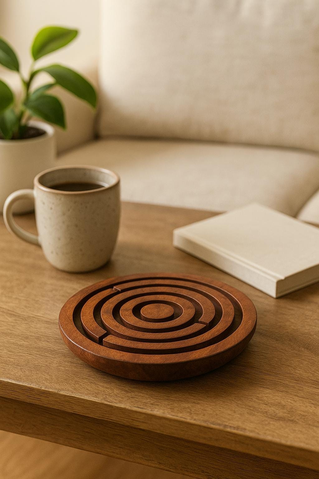 Handmade Wooden Maze Puzzle