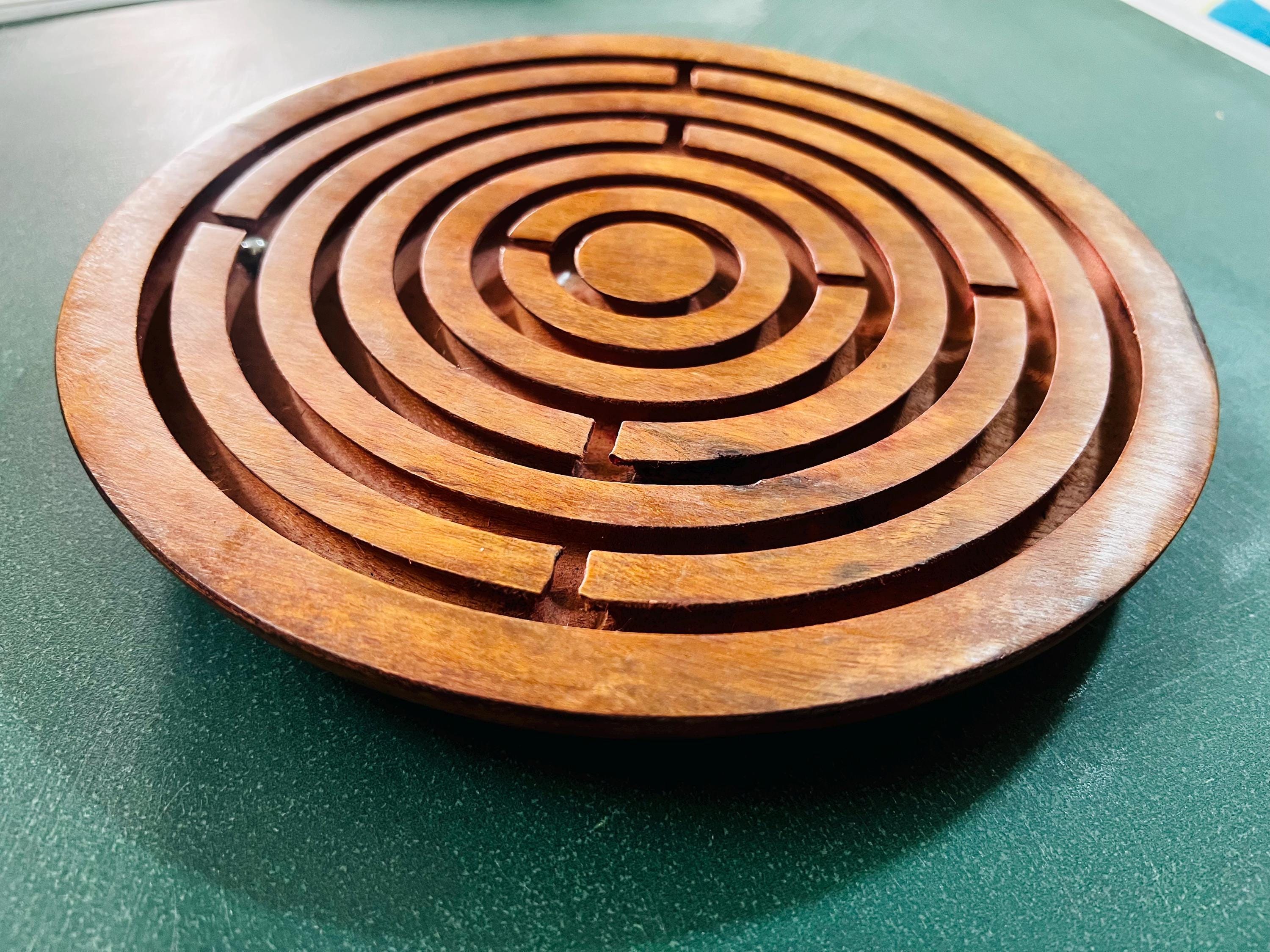 Handmade Wooden Maze Puzzle