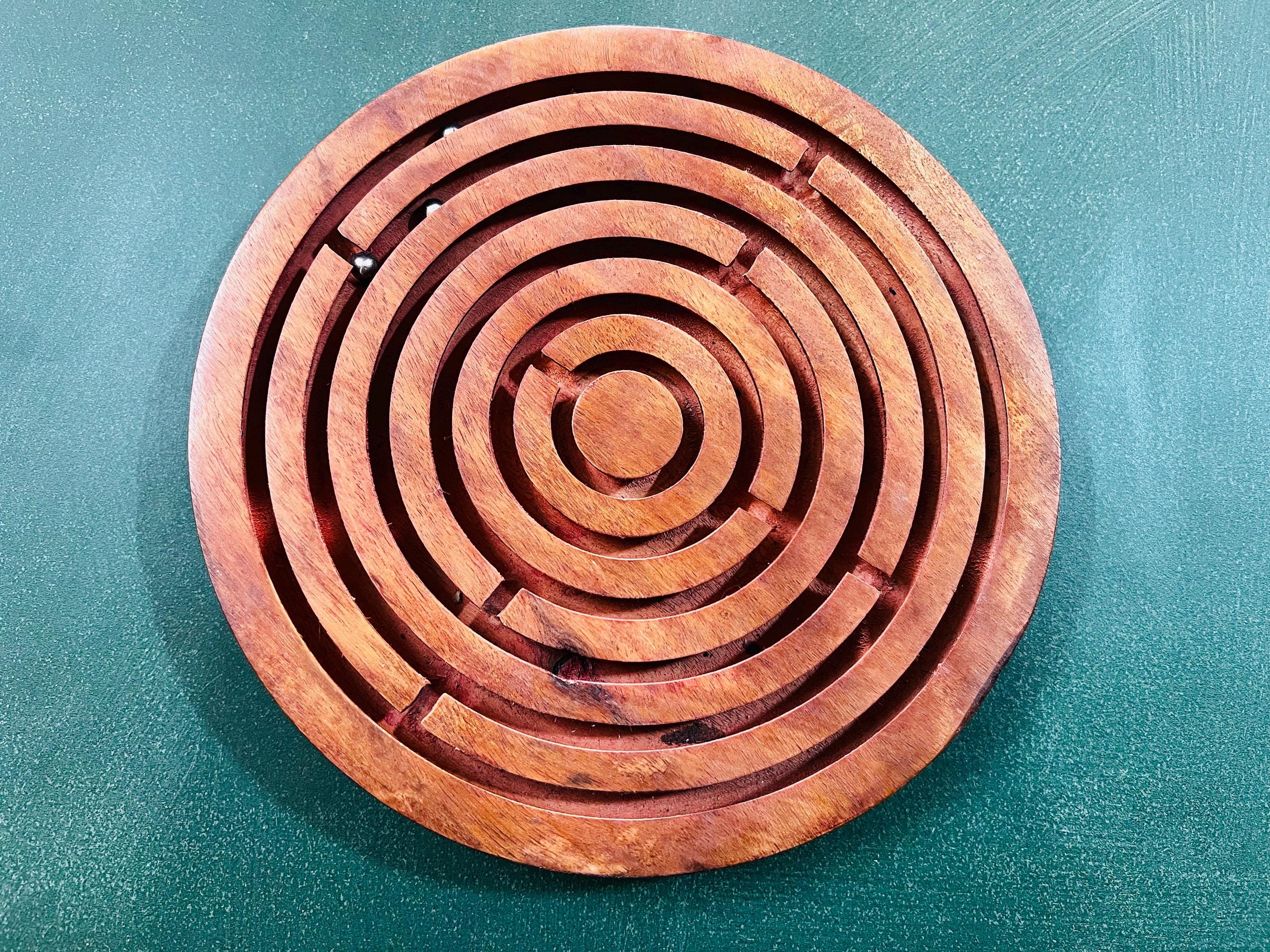 Handmade Wooden Maze Puzzle