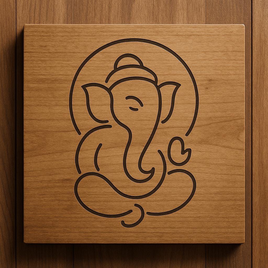 Hindu CNC Wall Art - Ganesh, Shiva, Krishna