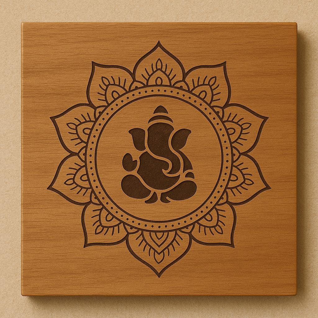 Hindu CNC Wall Art - Ganesh, Shiva, Krishna