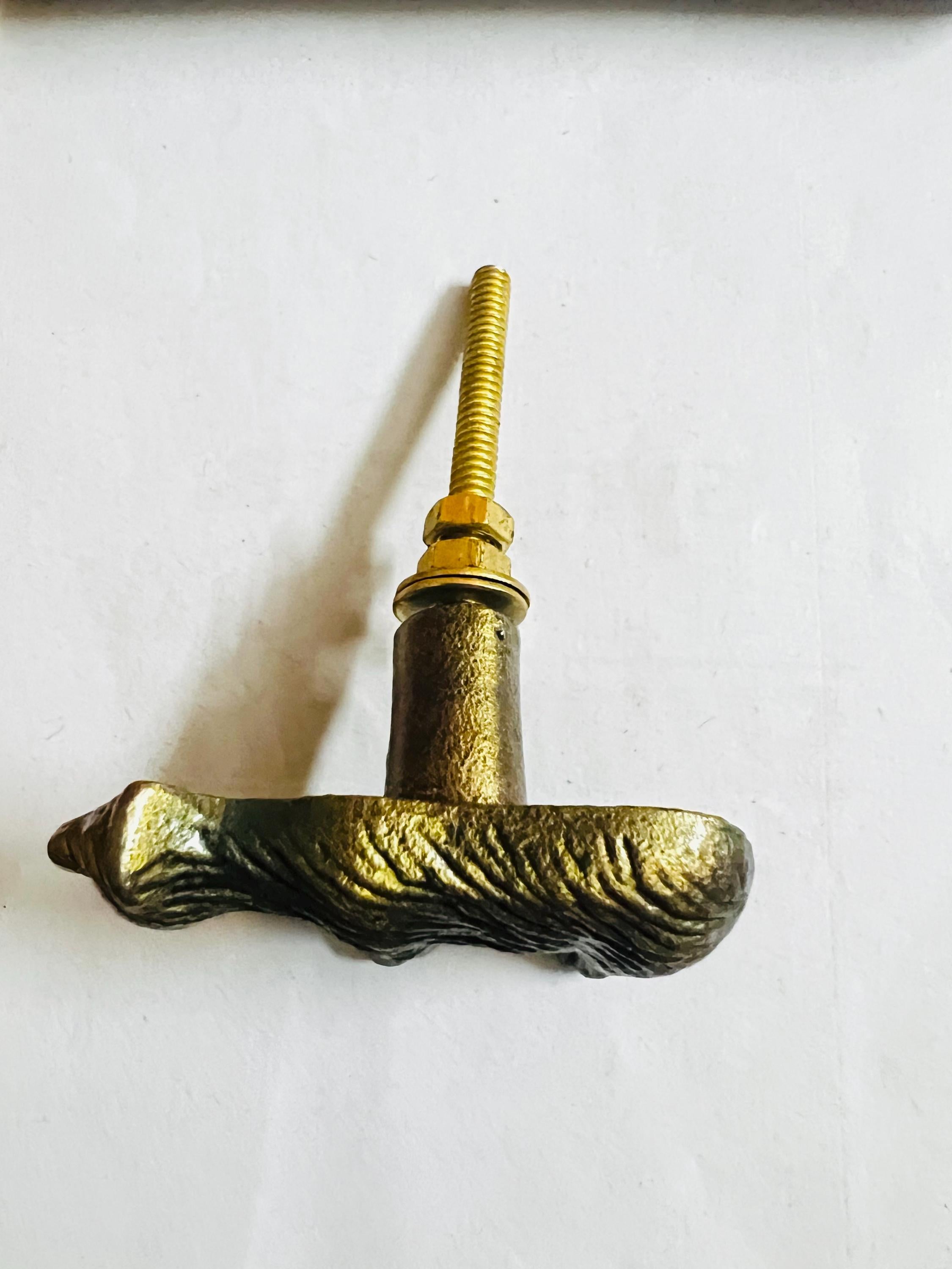 Iron Bear 4 Knob Handmade | Rustic Dresser Pull | Unique Cabinet Hardware for Home Decor