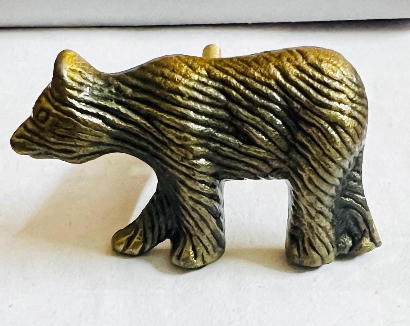Iron Bear 4 Knob Handmade | Rustic Dresser Pull | Unique Cabinet Hardware for Home Decor
