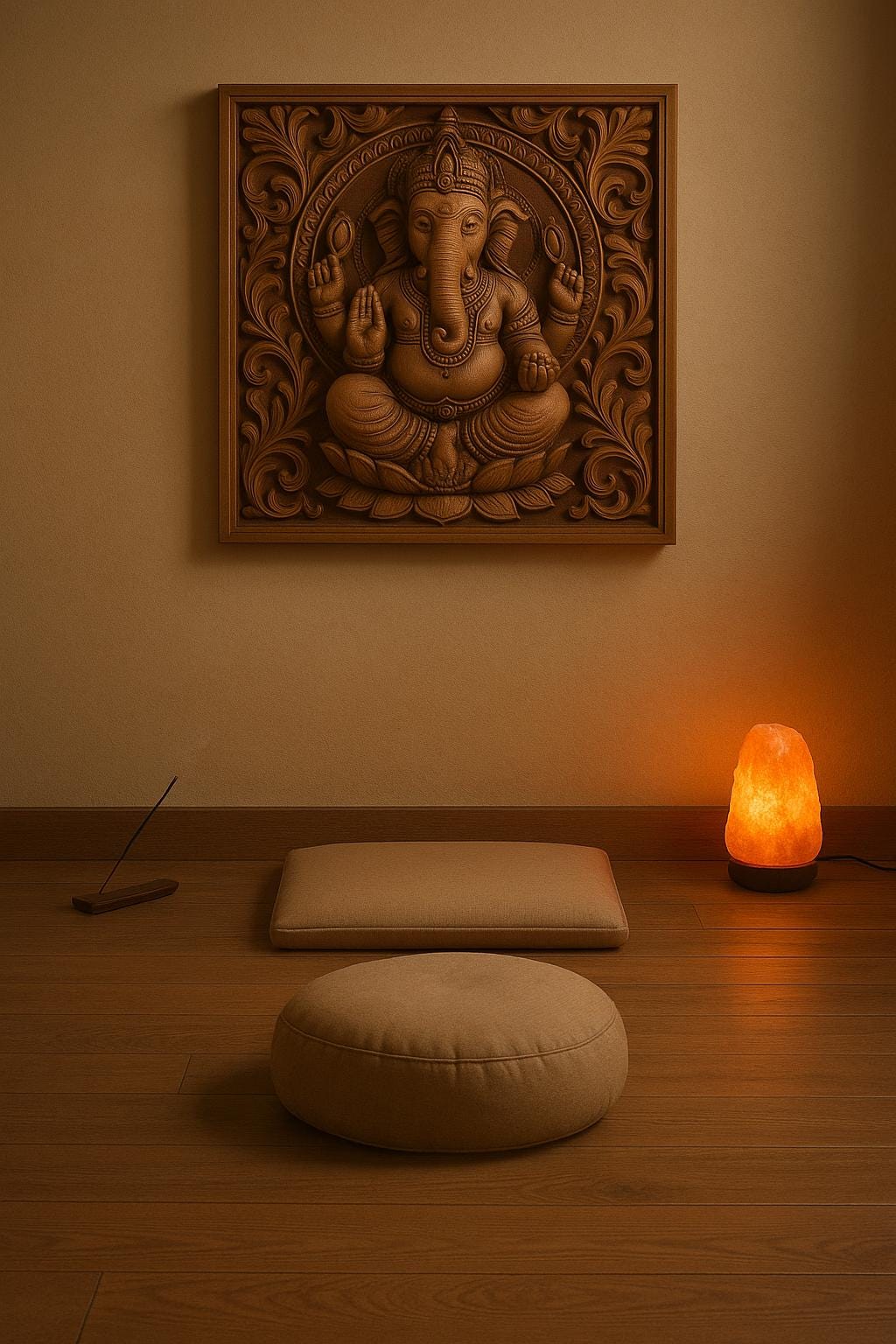 Ganesha Wall Panel - Pooja Room Decor