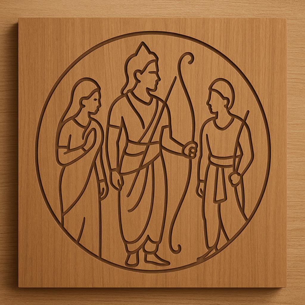 Hindu CNC Wall Art - Ganesh, Shiva, Krishna