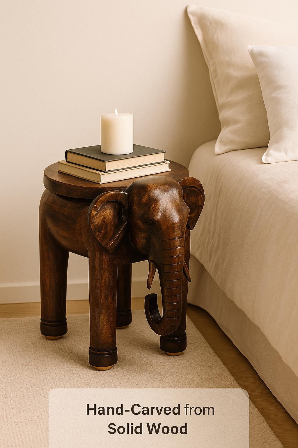 Wooden Mandir - 11 Designs Teak Walnut