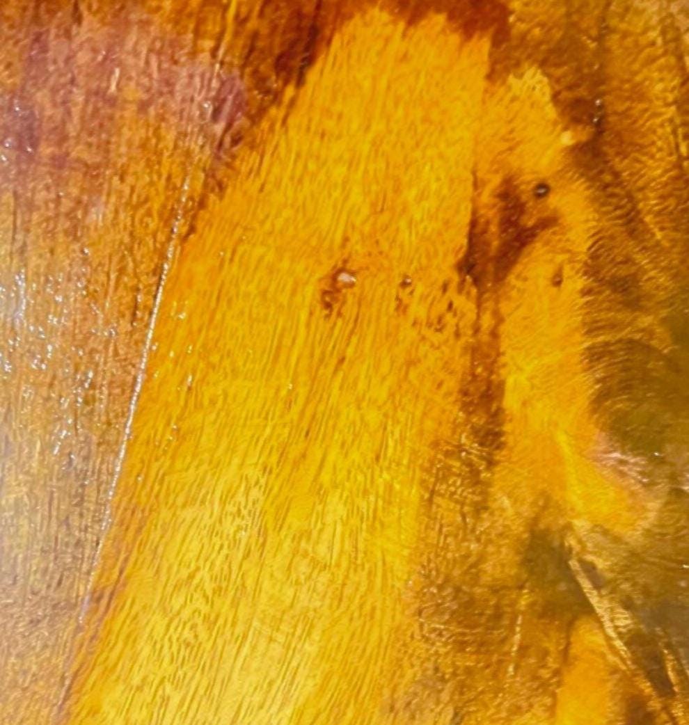 Wooden Elephant Stool with Tile Inlay