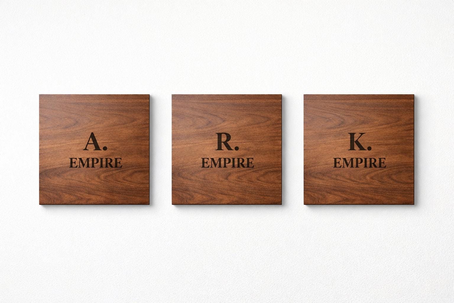 Custom Engraved Wooden Wall Sign