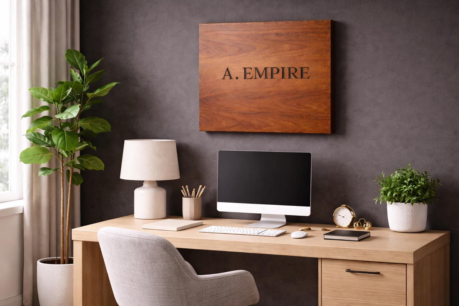 Custom Engraved Wooden Wall Sign