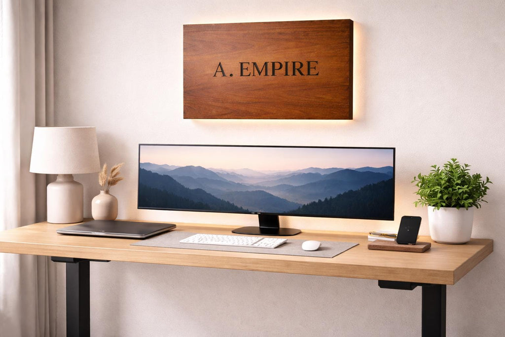 Custom Engraved Wooden Wall Sign