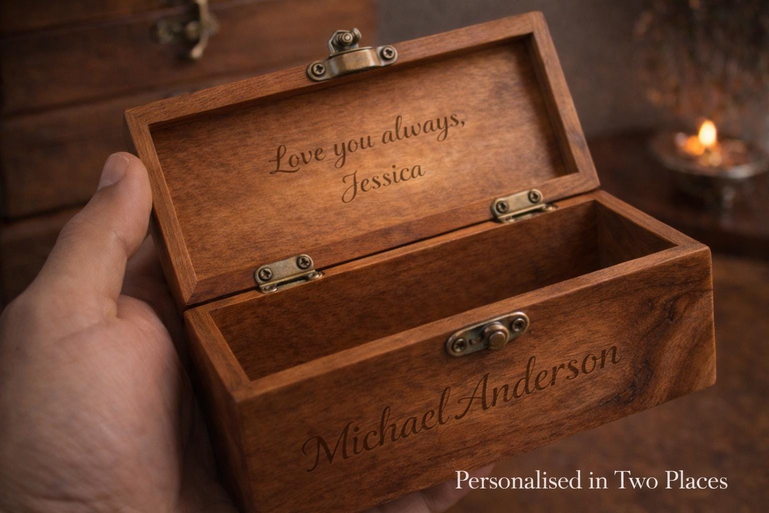 Mandala Wall Key Rack - 6 Black Hooks