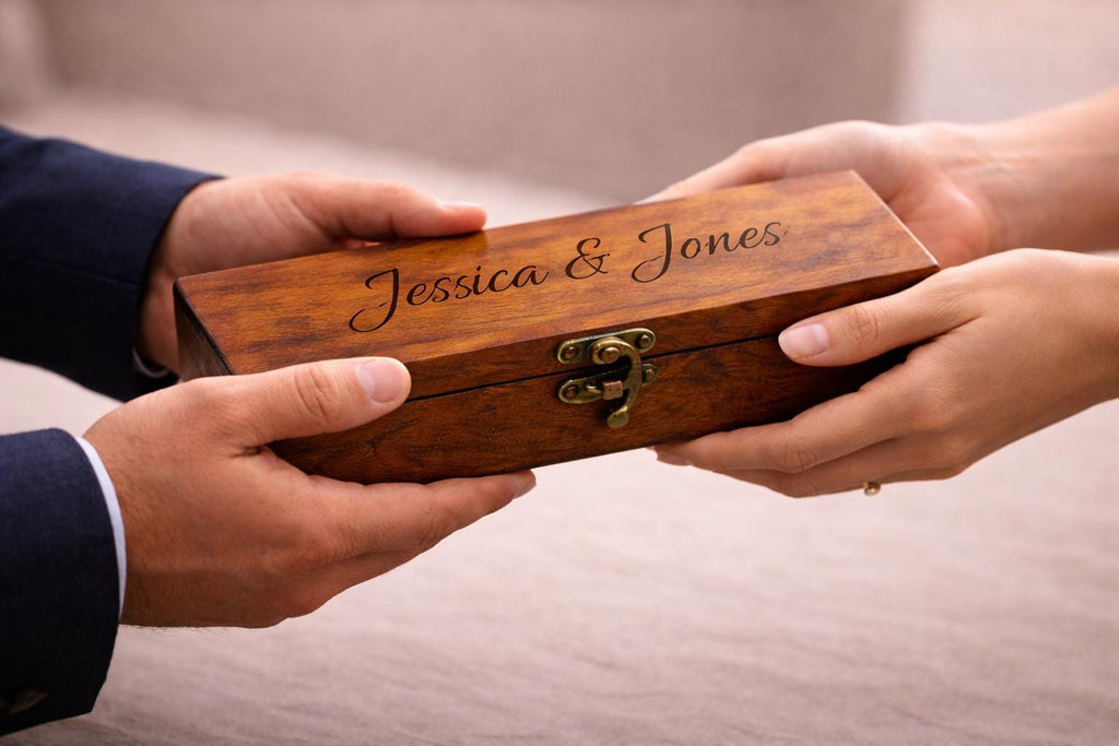 Mandala Wall Key Rack - 6 Black Hooks