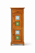 Hand Painted Tile Bedside Cabinet