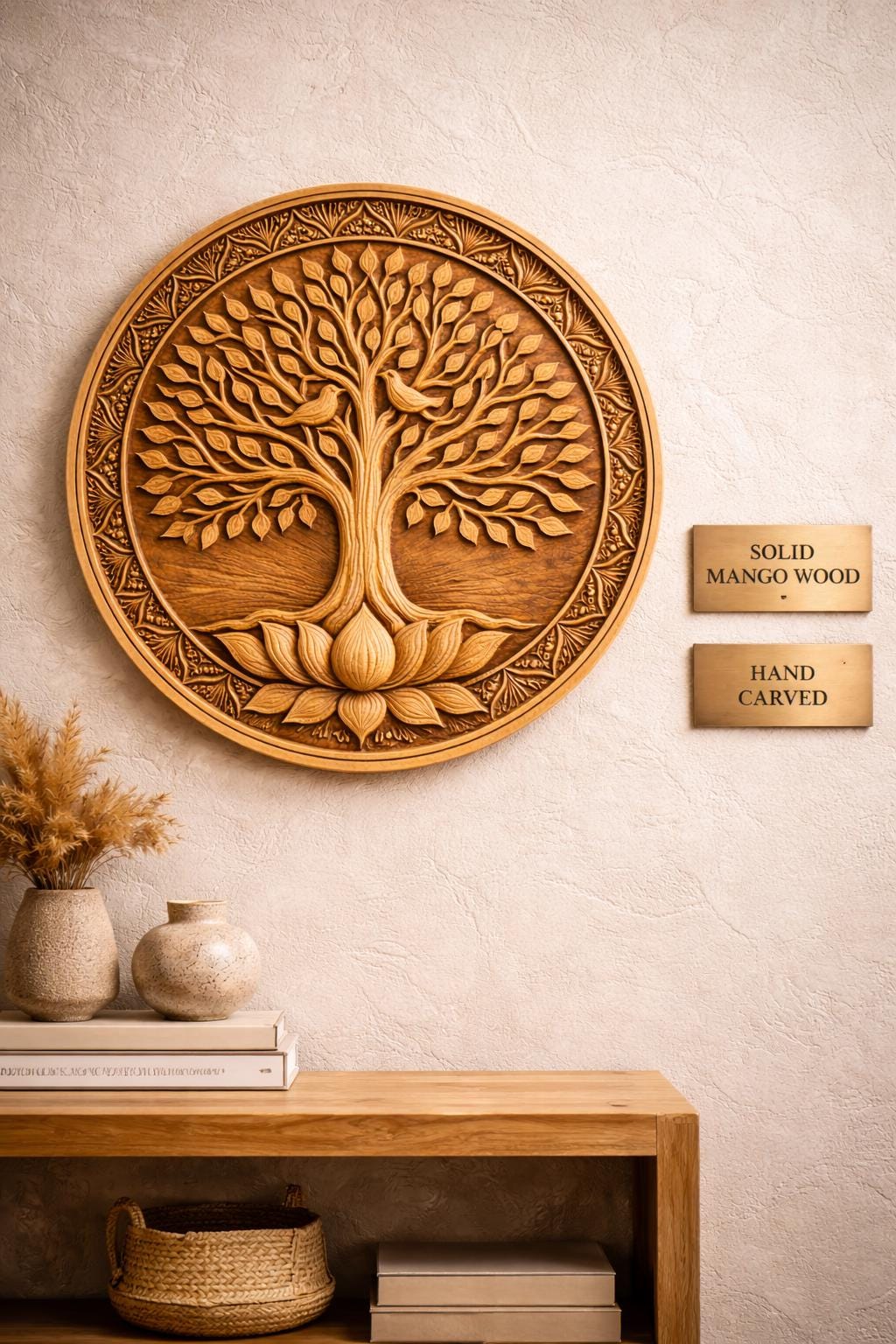 Tree of Life Wood Wall Panel