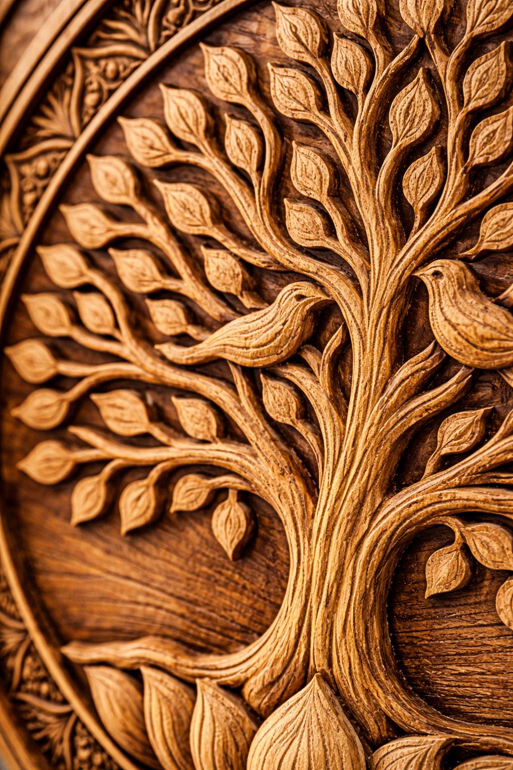 Tree of Life Wood Wall Panel