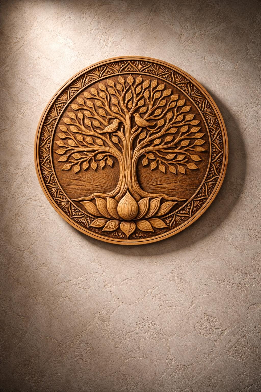 Tree of Life Wood Wall Panel