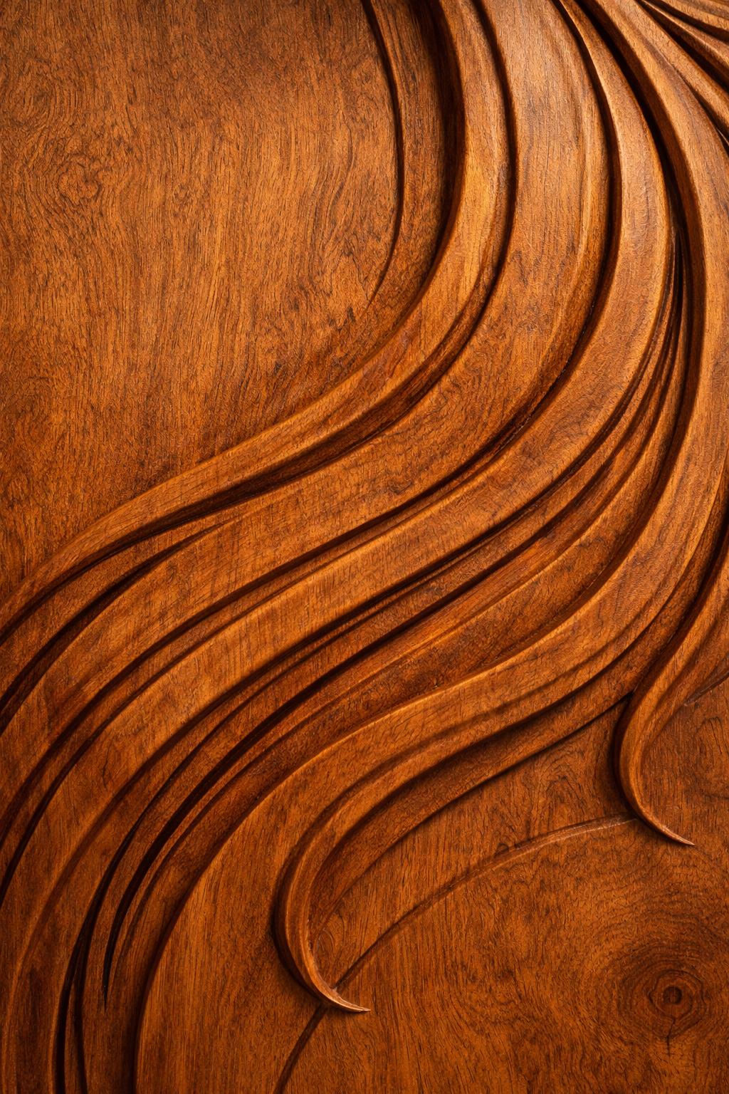 Minimalist Horse Wall Art | Hand Carved Wooden Horse | Modern Japandi Wall Decor