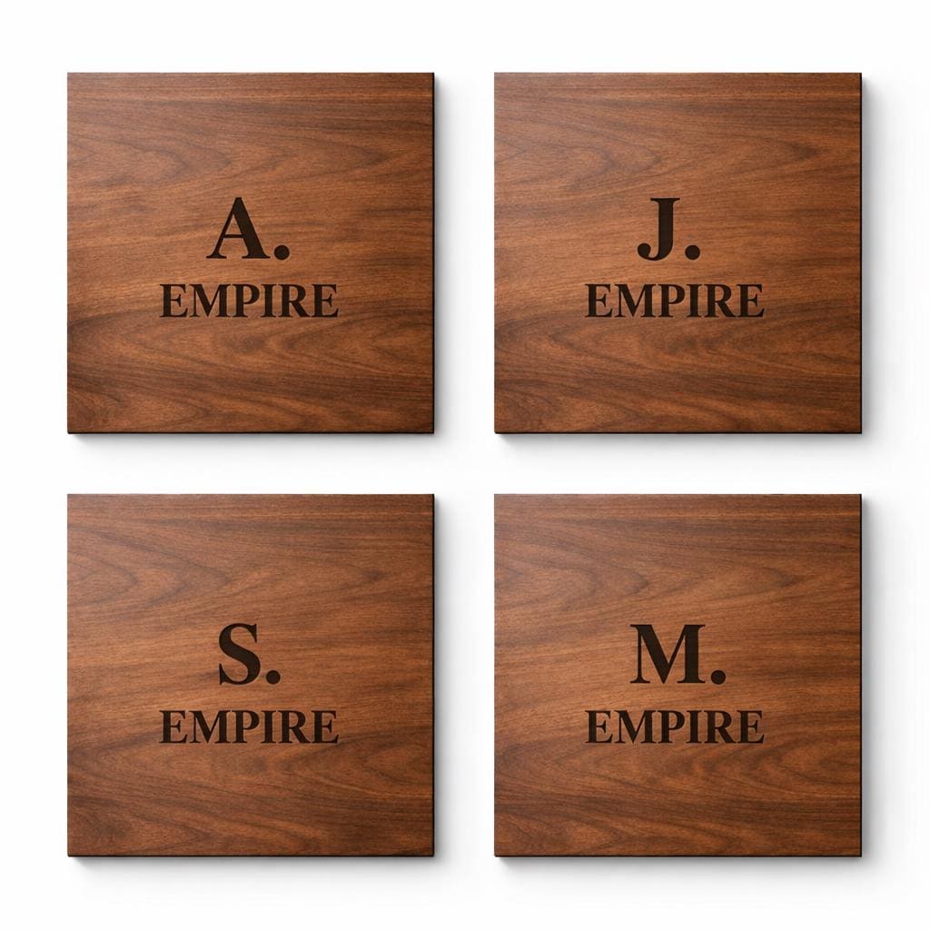 Custom Engraved Wooden Wall Sign