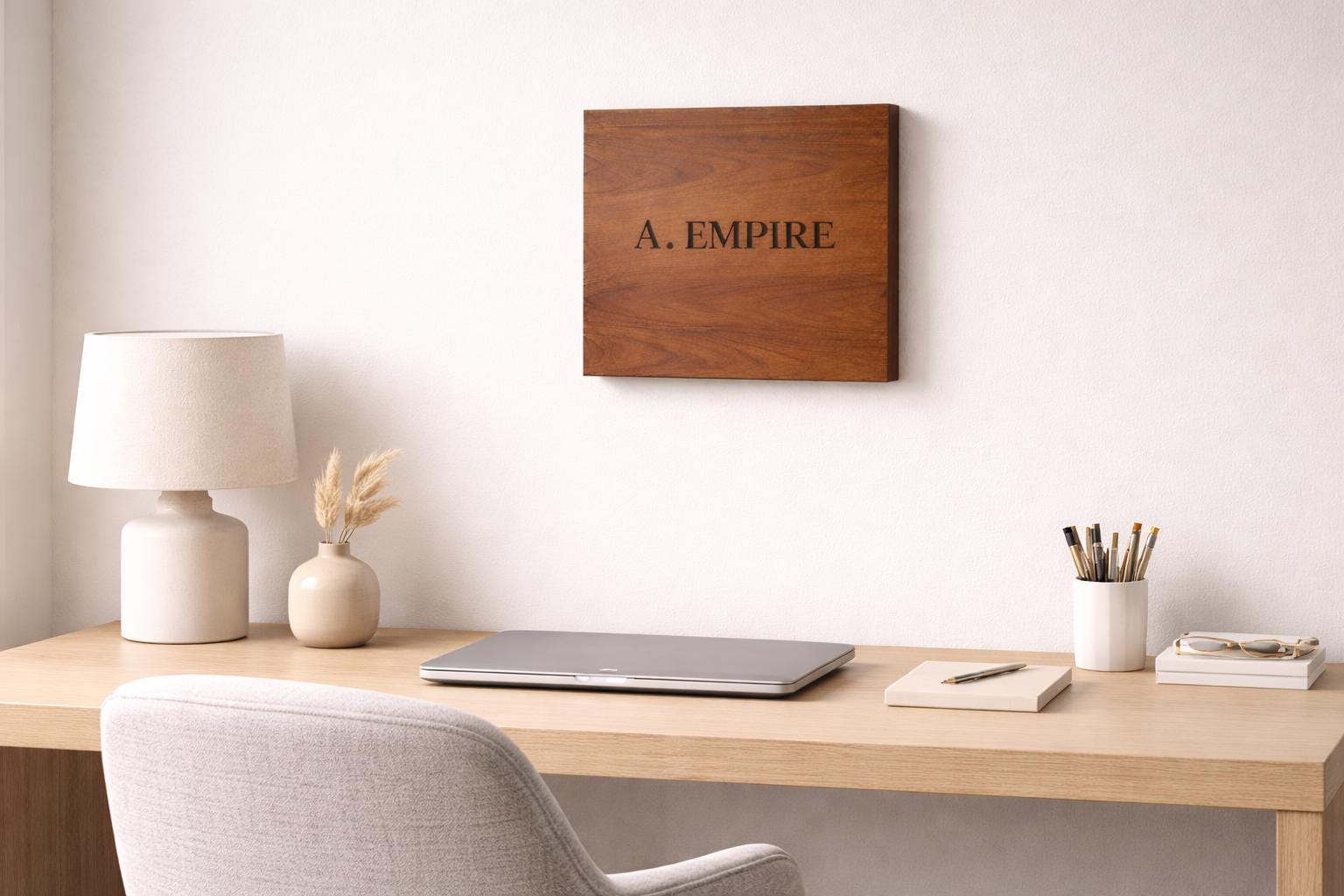 Custom Engraved Wooden Wall Sign