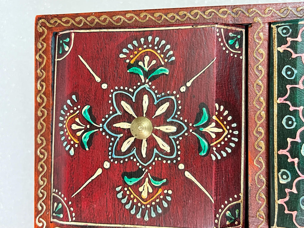 Wooden Jewelry Chest - 4 Drawers