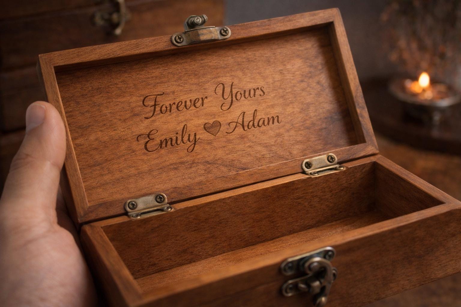 Mandala Wall Key Rack - 6 Black Hooks