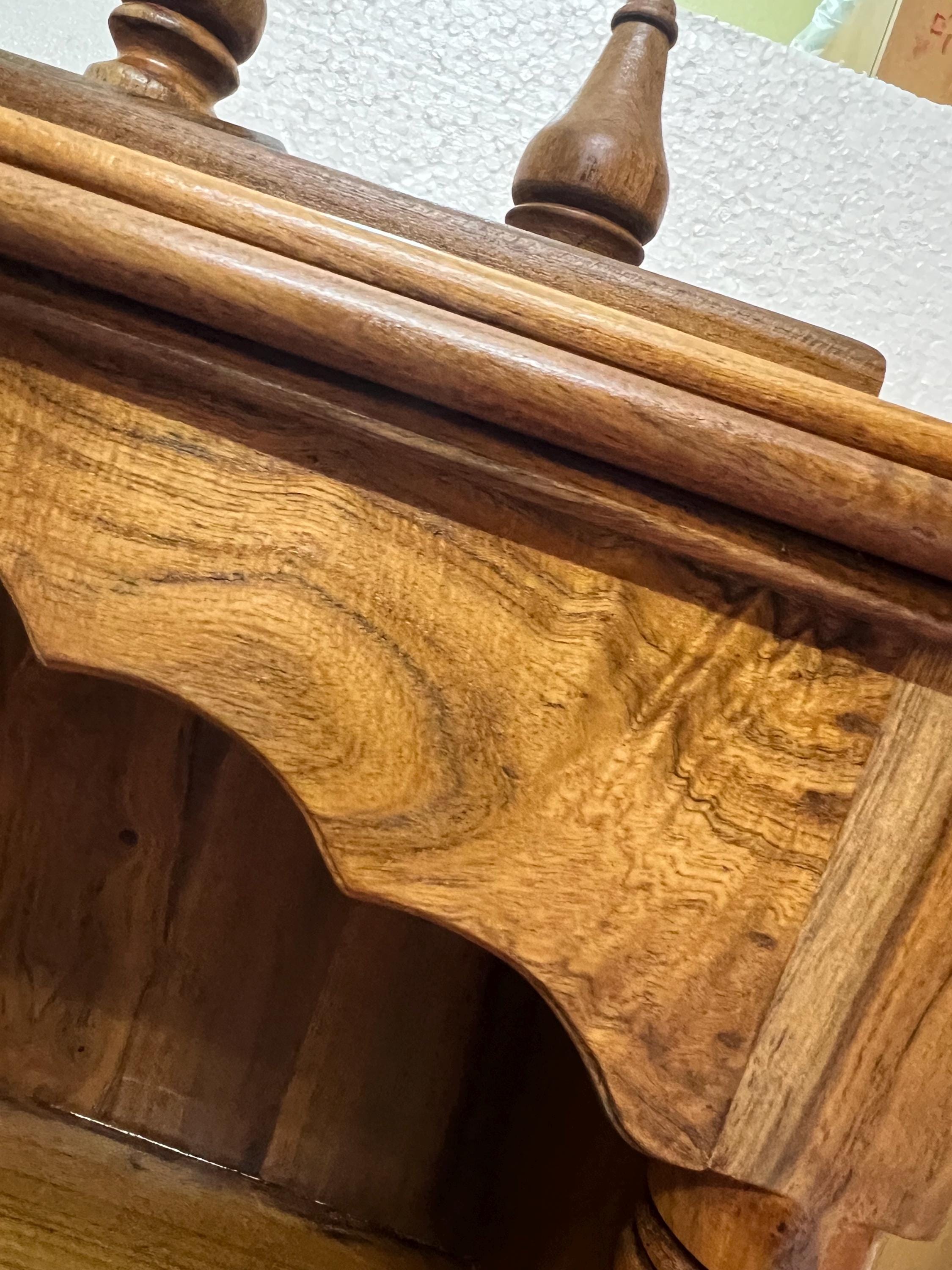 Solid Wood Wall Temple - Drawer & D-Hook