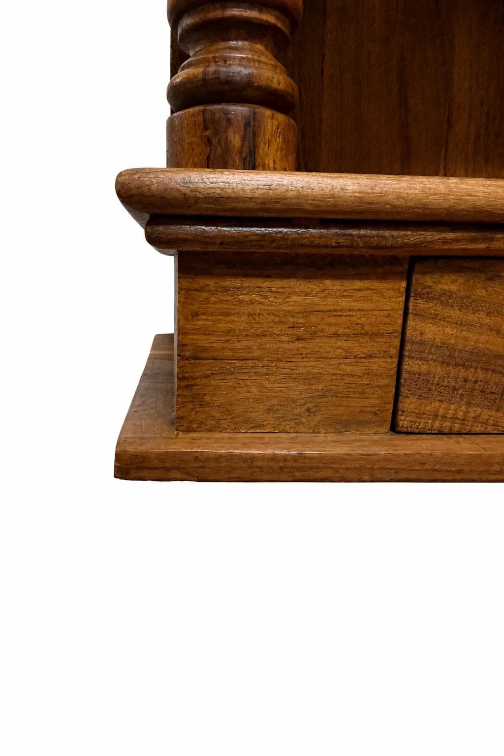 Solid Wood Wall Temple - Drawer & D-Hook
