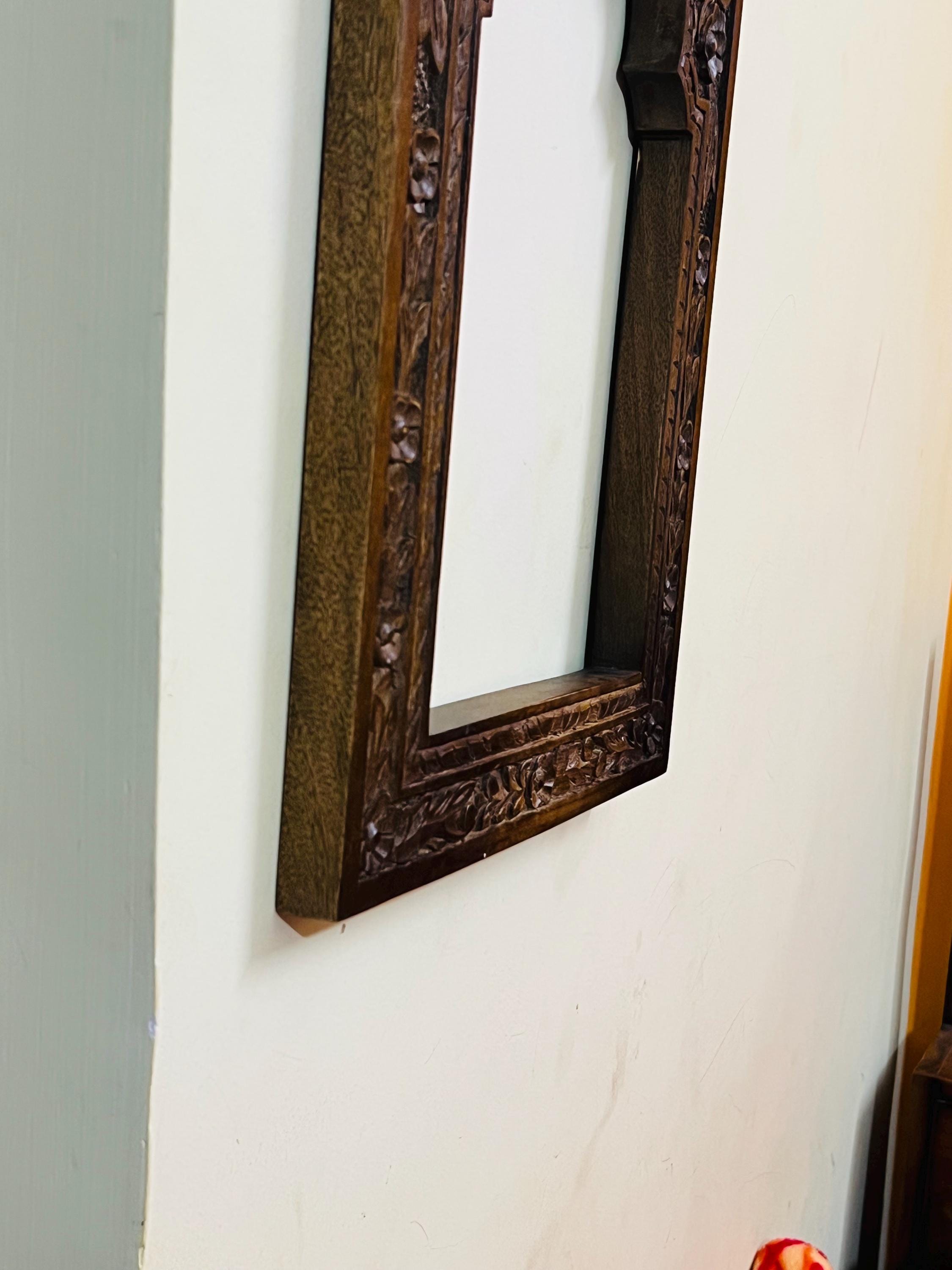 Hand-Carved Wooden Lotus Wall Art  Spiritual Mandala Decor