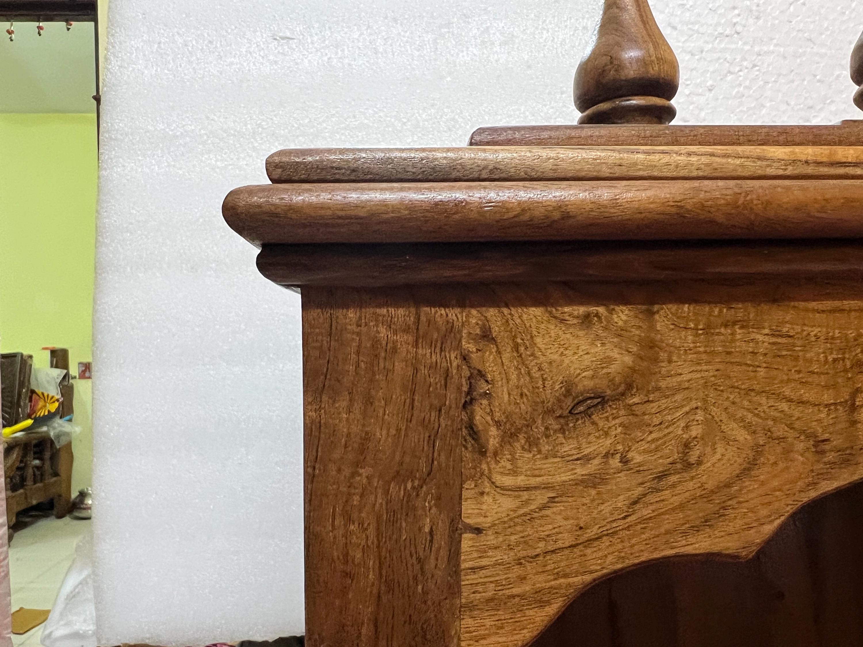 Solid Wood Wall Temple - Drawer & D-Hook