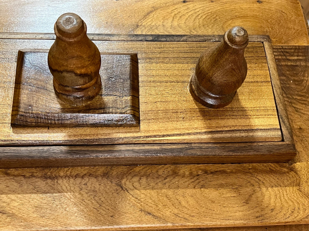 Solid Wood Wall Temple - Drawer & D-Hook