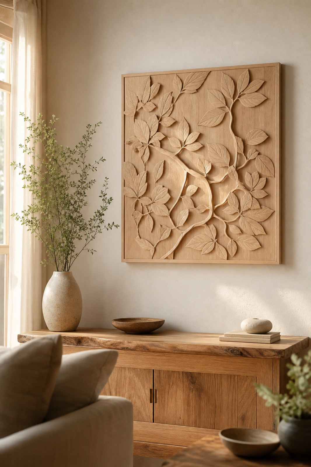 Botanical Vine Maple Relief