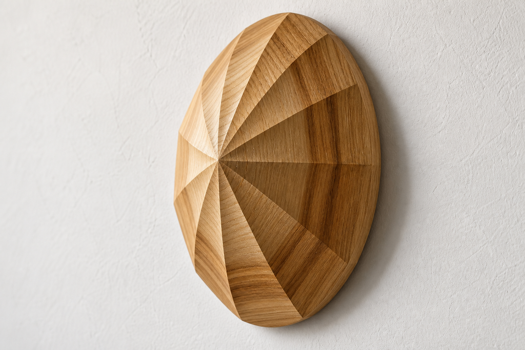 Prism Seed Wood Relief — Angle view