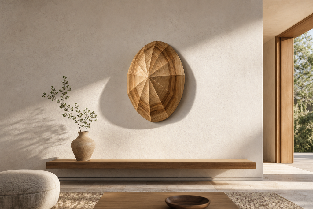 Prism Seed Wood Relief — Room view