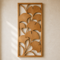 Openwork Ginkgo Grove botanical wood wall panel