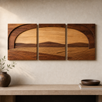 Sanctuary Horizon Wood Triptych — Alt view